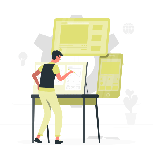 cloud hosting illustration